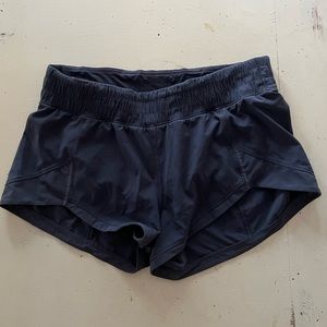 Light grey Lululemon running shorts